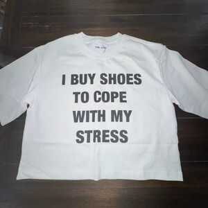 Men’s mental health matters cropped tee